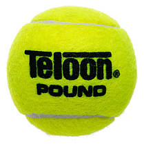 М'яч для великого тенісу TELOON POUND 3 шт WZT828003 салатовий, фото 5