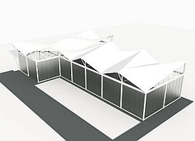 Навіс на торгову площу. Торговий павільйон.