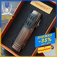 Электронная зажигалка Honest USB, зажигалка аккумуляторная, электроимпульсная зажигалка