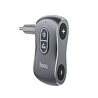 Bluetooth беспроводной ресивер HOCO E73 Tour Car AUX bluetooth,Receiver, цвет металлический серый