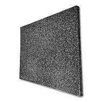 Гумова плитка Мікс 500х500х10 мм PuzzleGym (чорно-сіра)