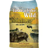 Taste of the Wild High Prairie Canine Formula with bison roasted venison корм для собак 5,6 кг