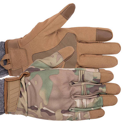 Рукавички туристичні із закритими пальцями Military Rangers BC-9878 розмір S-2XL кольору в асортименті, фото 1