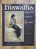 Старинные ноты. Hiawatha (Гайавата) Н. Море, издание А. Гутхейль