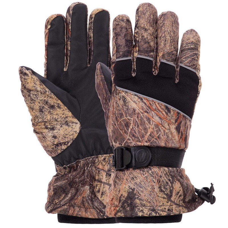 Перчатки для охоты рыбалки и туризма теплые MARUTEX A-610 M-XL распятновка лес - фото 3 - id-p1900452439