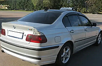 Дефлекторы окон ветровики на BMW 3 серия E-46 1998-2006 года седан на 3М скотче (4 шт, HIC)