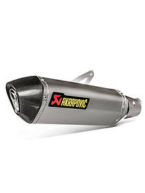 Глушник Slip-On (титан+карбон) Akrapovic для Kawasaki Z 400 (23-)