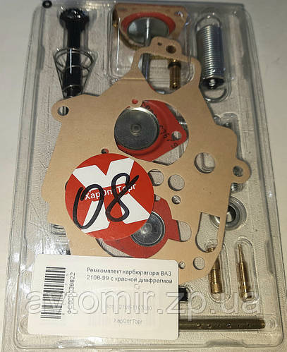 Ремкомплект карбюратора ВАЗ 2108, 2109,1300 Солекс Solex ХарОптТорг (ID ...