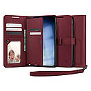 Книжка-Чехол Spigen для Samsung Galaxy S23 Plus — Wallet S Plus, Burgundy (ACS05678), фото 3
