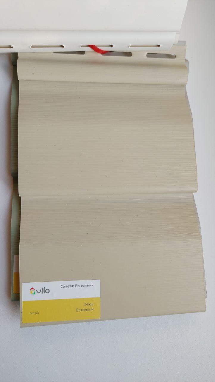 Сайдинг Vox вініловий Польща, панель 3,85*0,2 м. Бежевий. Корабельна дошка., фото 1