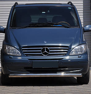 Кенгурник одинарний вус на Mercedes Vito 639 (2004-2015) Марседес Віто PRS