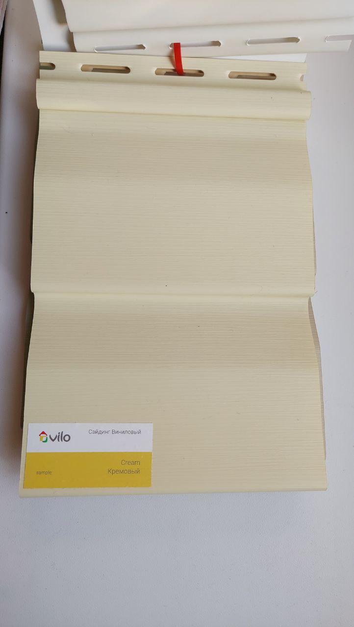 Сайдинг вініловий Польша, панель 3,0*0,2м. Кремовий. Корабельний брус, фото 1