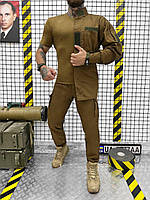 Уставная тактическая армейская форма ВСУ койот, Военная боевая одежда в комплекте футболка