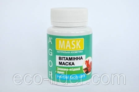 Вітамінна Маска для обличчя, Агор, Agor, 50 р.