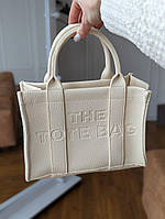 Женская сумка Марк Джейкобс молочная Marc Jacobs Tote Bag