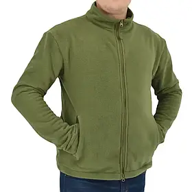 Чоловіча флісова кофта Eagle FA-01 на блискавці Оливка 4XL (3_03698)