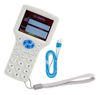 Дублікатор, копіювач RFID ID РЧИД NFC, 10 частот LCD