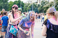 Фестиваль фарб Холі Holi Fest і Barrel Music Fest on Varadero beach.