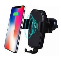 Автомобільний Тримач для Телефону з бездротовою зарядкою Wireless Charger K81 2507 sale!