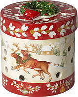 Villeroy & Boch Шкатулка с оленем красная Christmas Toys 9,5х10см 1483276635