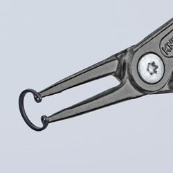 Прецизионные щипцы для внутренних стопорных колец в отверстиях с ограничением раскрытия KNIPEX 48 31 J3 - фото 3 - id-p1900740688