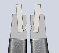 Прецизионные щипцы для внутренних стопорных колец в отверстиях с ограничением раскрытия KNIPEX 48 31 J2 - фото 6 - id-p1900740690