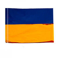Флаг Украины 1000х1500 усиленный №2 древко