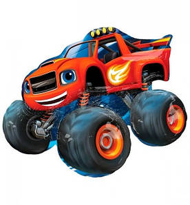 990442 Куля фольгований Джип 90*80 см.