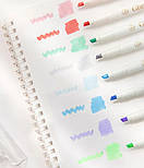 Маркер флуоресцентний з глітером, зелений, фото 6