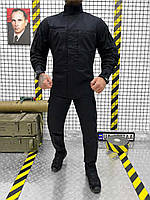 Тактичний втомлений костюм police куртка штани футболка Чоловічий робочий костюм для патрульної поліції