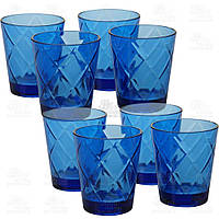 Certified International Набор стаканов для воды и сока Diamond Cobalt Blue 470мл 20421-set