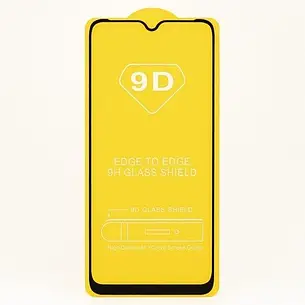 Захисне скло 9D для Motorola Moto E20 / Moto E7 Black, фото 1
