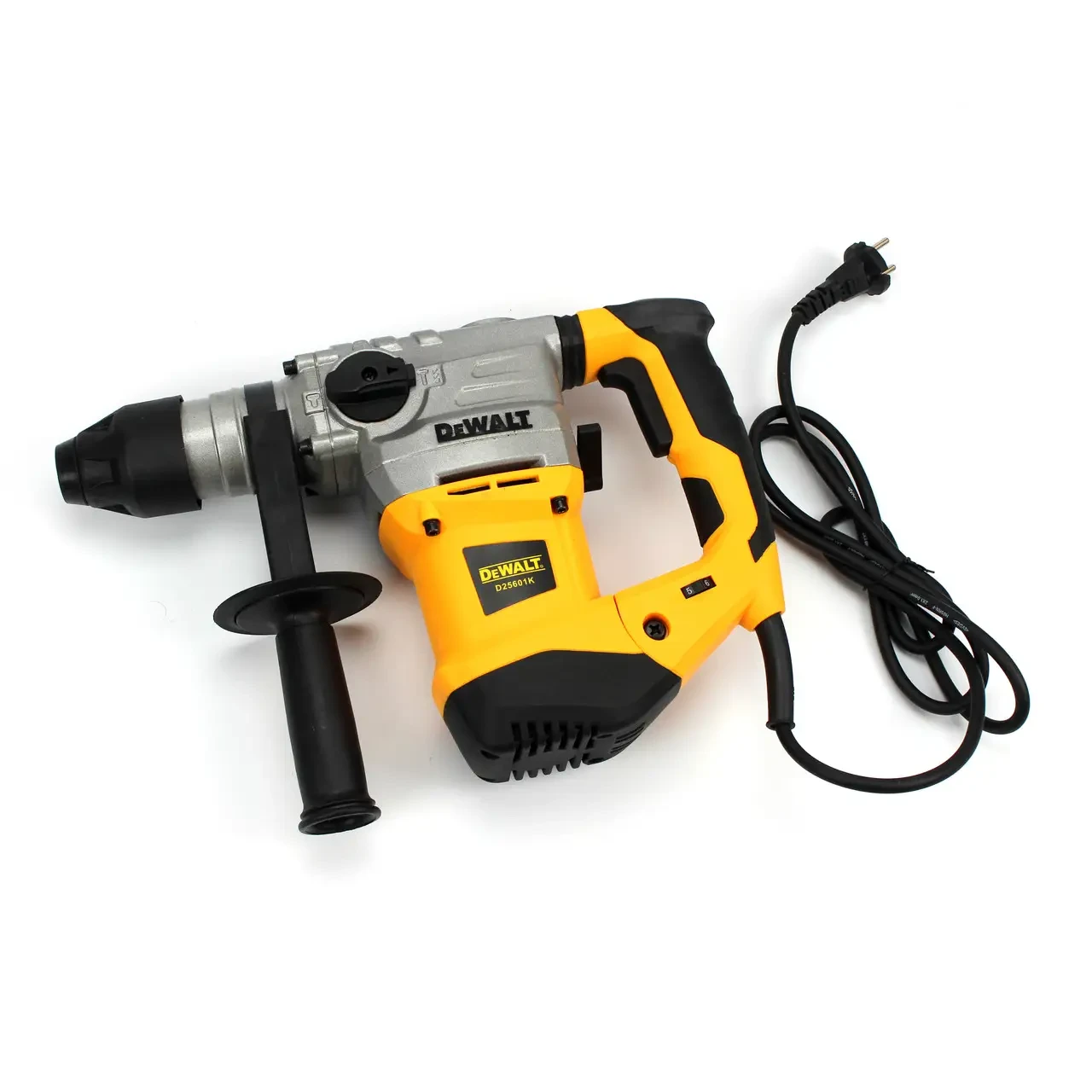 Бочковий перфоратор DeWalt D25601K 1250 Вт 2-12 Дж 480 об/хв 4000 уд/хв | Мережевий перфоратор
