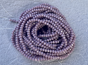 Кришталеві намистини 3*3,5мм, грановані - фрезовий