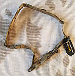 Двой одноточковий збройовий тактичний ремінь CORDURA Fabric мультикам., фото 3