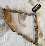 Двой одноточковий збройовий тактичний ремінь CORDURA Fabric мультикам., фото 6