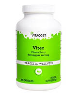 Vitacost Vitex Chaste Berry Аgnus-castus ягода Витекса священного 400 мг в каждой капсуле 300 капсул