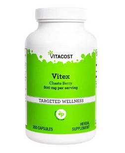 Vitacost Vitex Chaste Berry Аgnus-castus ягода Вітекса священного 400 мг у кожній капсулі, 300 капсул