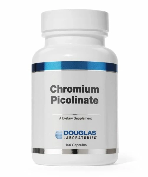 Піколінат Хрома 250 мкг, Chromium Picolinate, Douglas Laboratories, 100 капсул BX848, фото 1