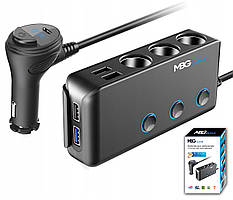 Розгалужувач гнізда прикурювача MBG line HC67C 12-24V 4xUSB QC PD