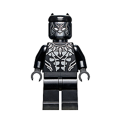 Lego Avengers Super Heroes Marvel Black Panther with Jet: фігурка колекційна конструктор Чорна Пантера на скутері 242316