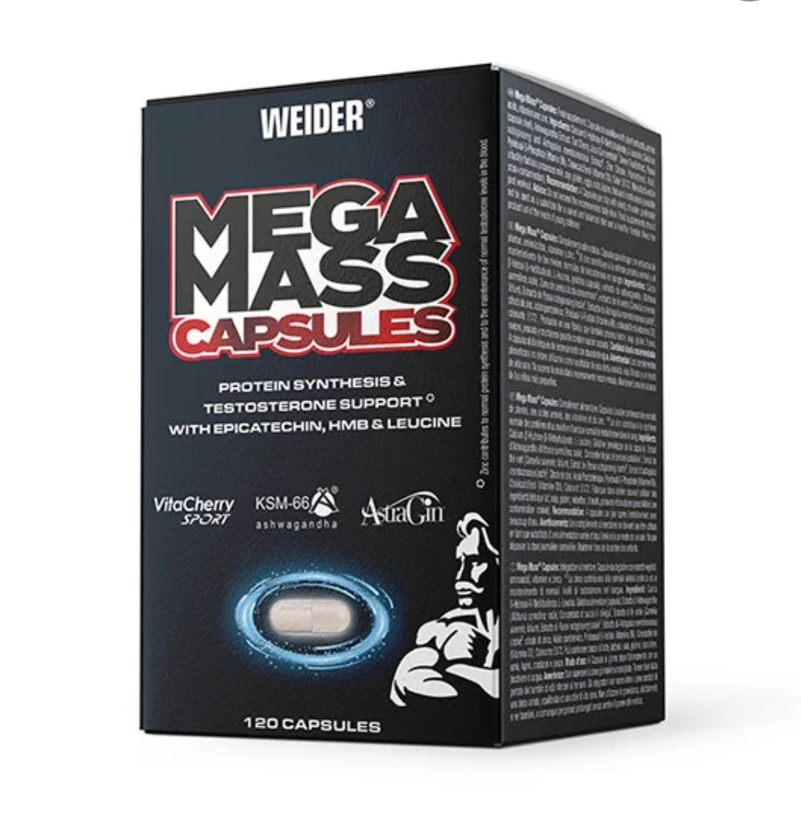 Weider Mega Mass Caps 120 caps