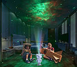 Проектор галактики лазерний, зоряне небо на стелі від USB з пультом - Астронавт, фото 10