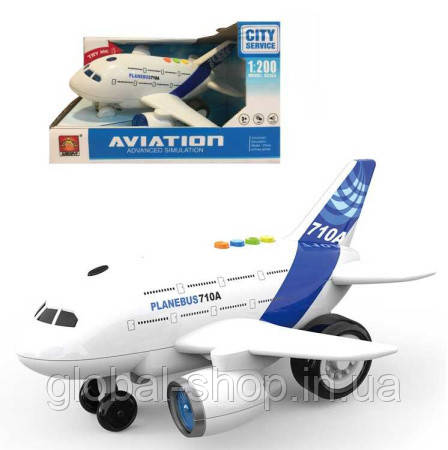 Іграшковий музичний літак, повітряний транспорт (WY 710 A)