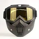 Мото - Лижна захисна маска окуляри. Маска захисна з пилепоглинанням  підвищенням різкості для довгої їзди