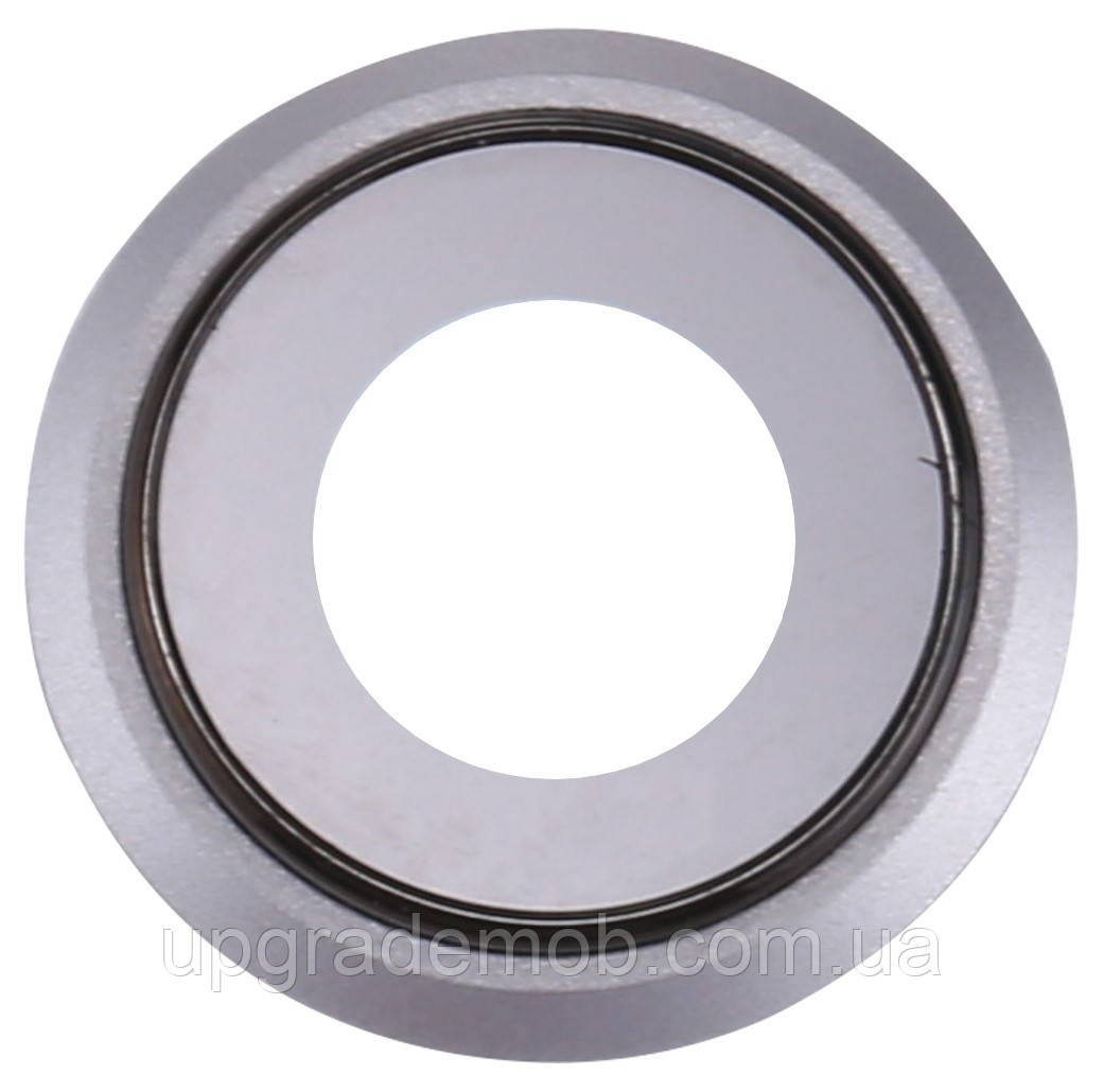 Скло камери iPhone 8/SE 2020 сріблясте + кільце, фото 1