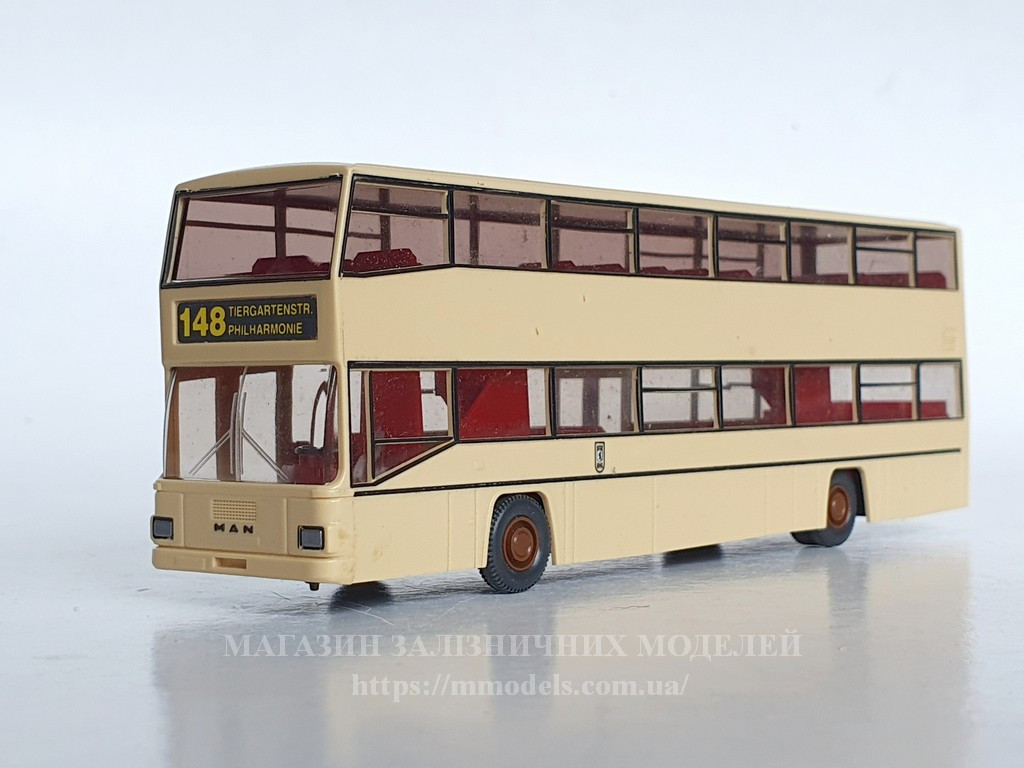 Модель автобуса MAN D89 Bus, масштаба 1/87, H0, фото 1