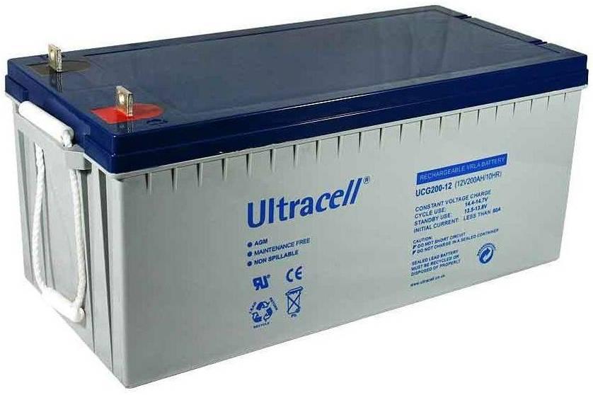 Акумуляторна батарея преміум Ultracell UCG 275-12, 12В, 275Ач, GEL