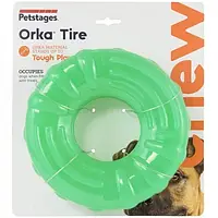 Игрушка для собак Petstages Orka Alternative Dog Chew Toy орка шина (зеленая)