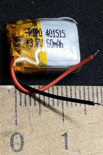 Літій-полімерний акумулятор Voltronic 041515P  3,7v 60mAh зі схемою захисту